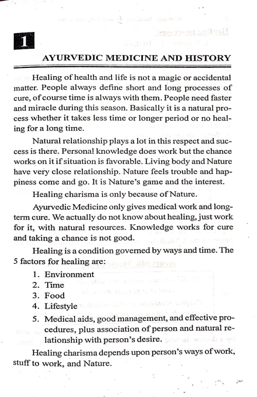 Ayurvedic Medicine,Human Life and Vedas ( Mind of the World)